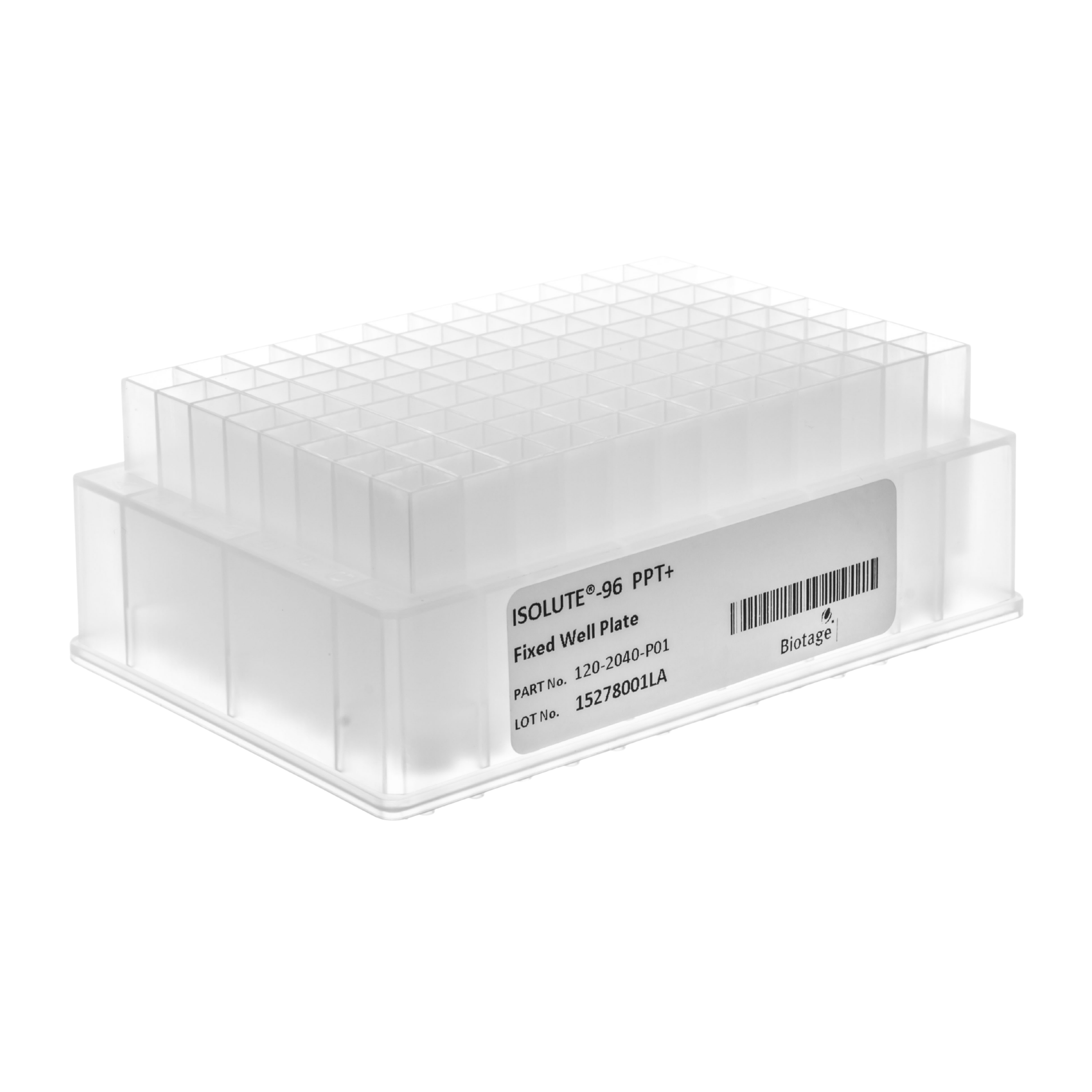 Biotage Isolute PLD+ plaque 96 puits